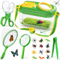 HAIMST 17-Piece Bug Catcher Kit for Kids | Outdoor Explorer Set with Butterfly Net & Magnifying Glass