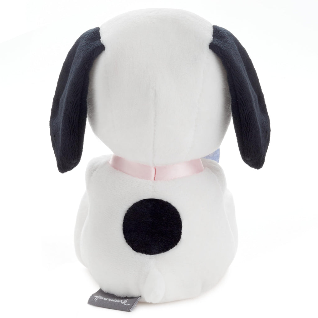 Hallmark Peanuts Snoopy Plush Toy with Butterfly - Easter Gift for Kids and Collectors