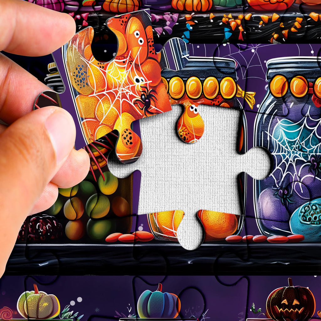 Halloween Candy House 1000-Piece Jigsaw Puzzle for Adults – Spooky Autumn Fun by Larkipuzz