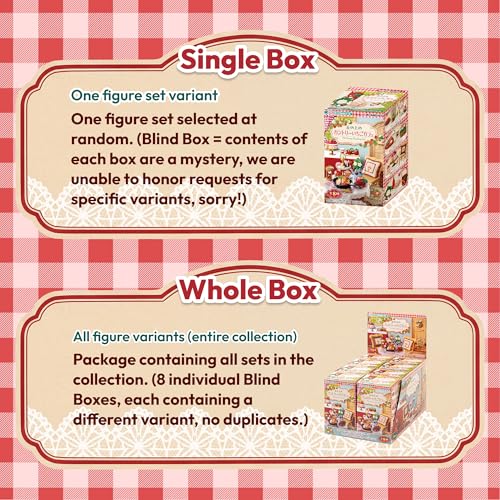 Hamee RE-MENT Strawberry Café Blind Box Miniature Figure – 1 Random Figure from 8 Designs