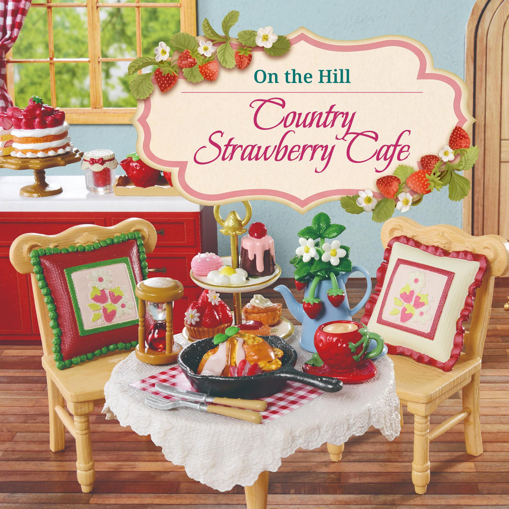 Hamee RE-MENT Strawberry Café Blind Box Miniature Figure – 1 Random Figure from 8 Designs