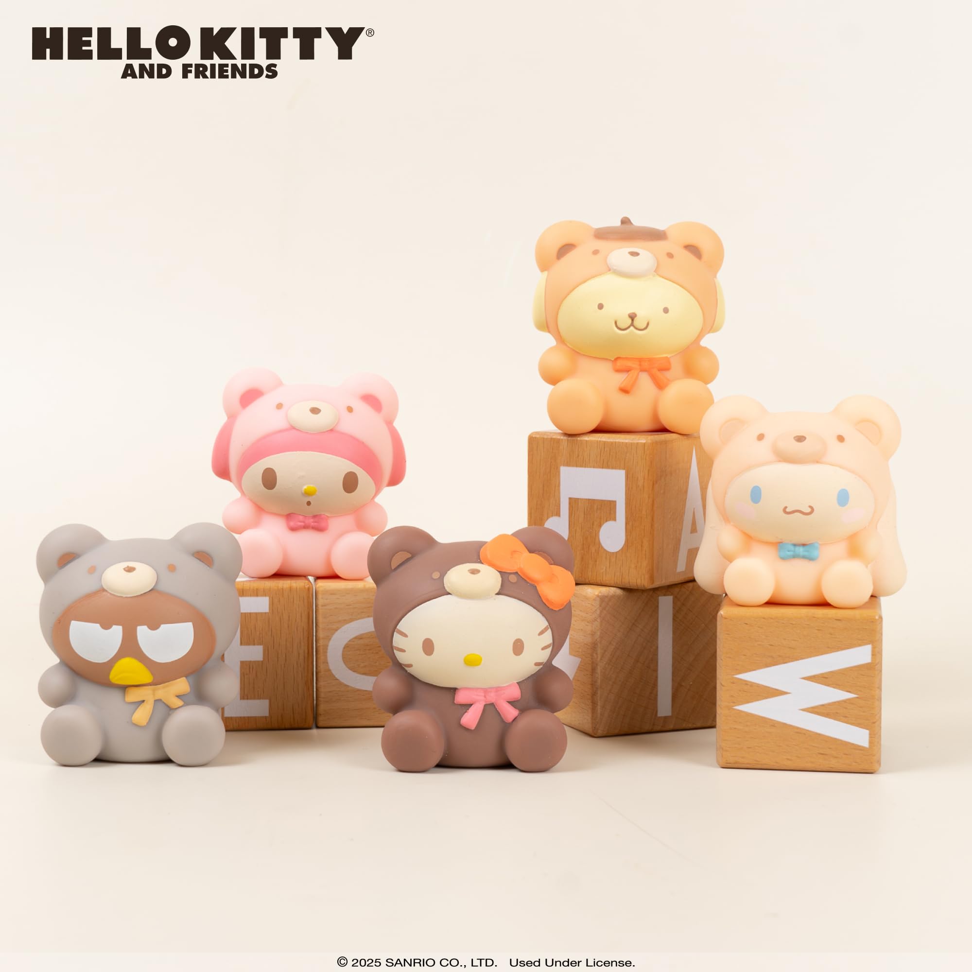 Hamee Sanrio Hello Kitty & Friends Series 7 Latte Bear SquiSHU – Mystery Blind Capsule Squishy Toy (1 Piece)