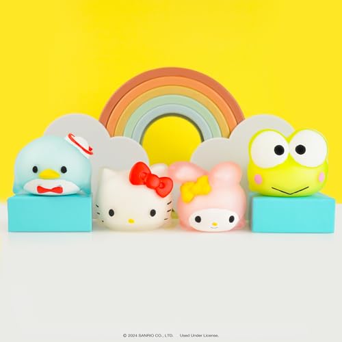 Hamee SquiSHU Sanrio Hello Kitty and Friends Keroppi Mochi Squishy Toy – Stretchy Fidget Sensory Toy