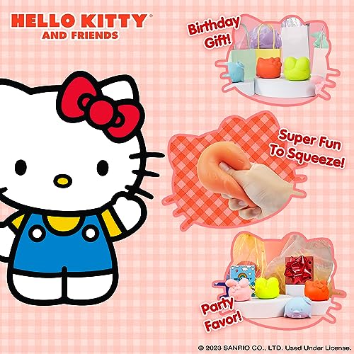 Hamee SquiSHU Sanrio Hello Kitty & Friends Squishy – Stretchy Dough Fidget Toy (Mystery Capsule)