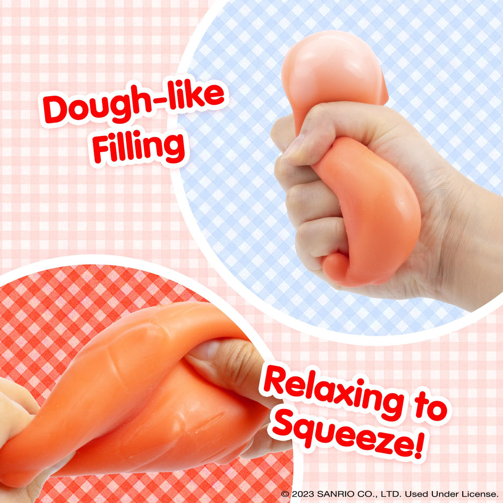 Hamee SquiSHU Sanrio Hello Kitty & Friends Squishy – Stretchy Dough Fidget Toy (Mystery Capsule)