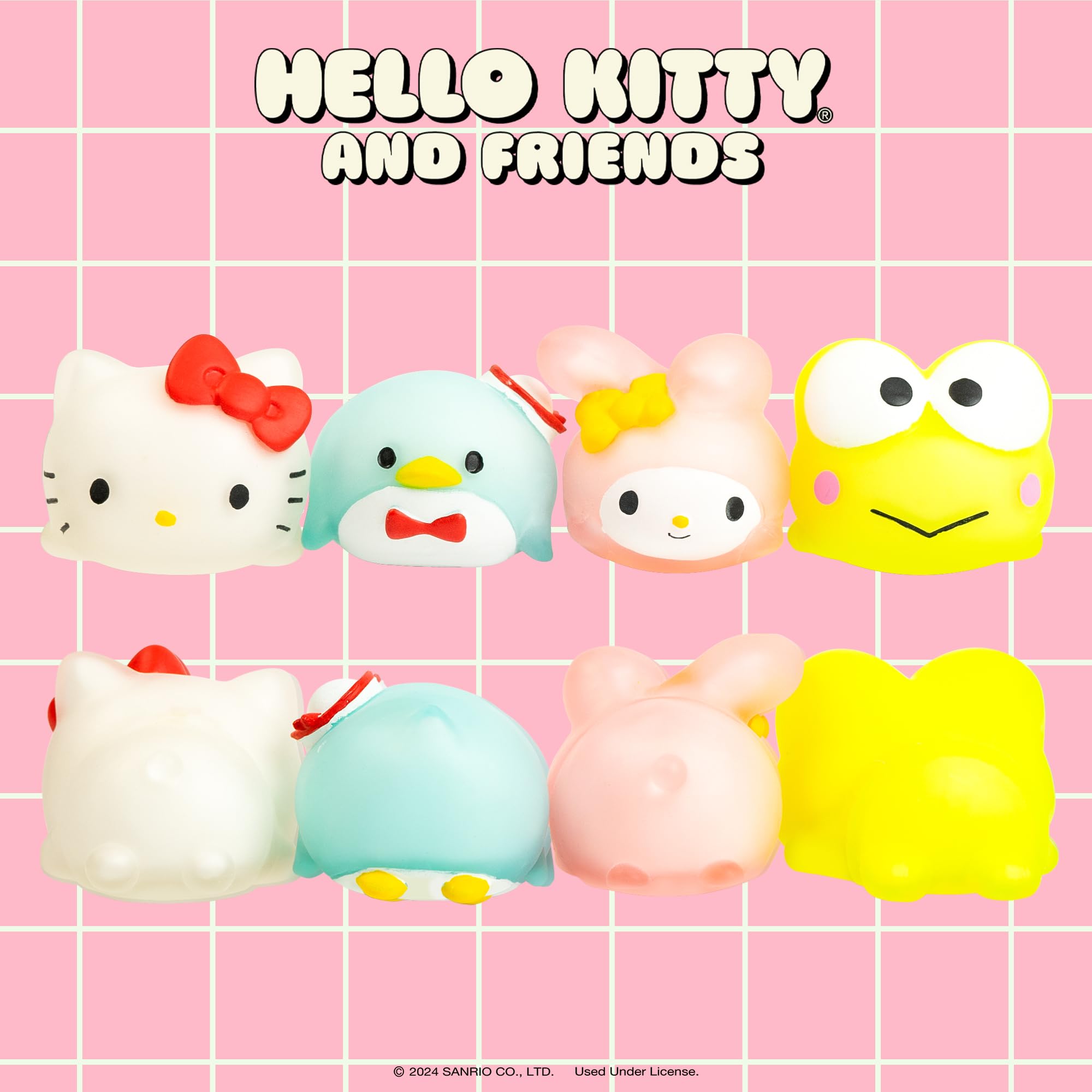 Hamee SquiSHU Tuxedosam Mochi Squishy Toy – Soft Stretchy Fidget Sensory Stress Ball for Kids and Adults (Sanrio Hello Kitty & Friends)
