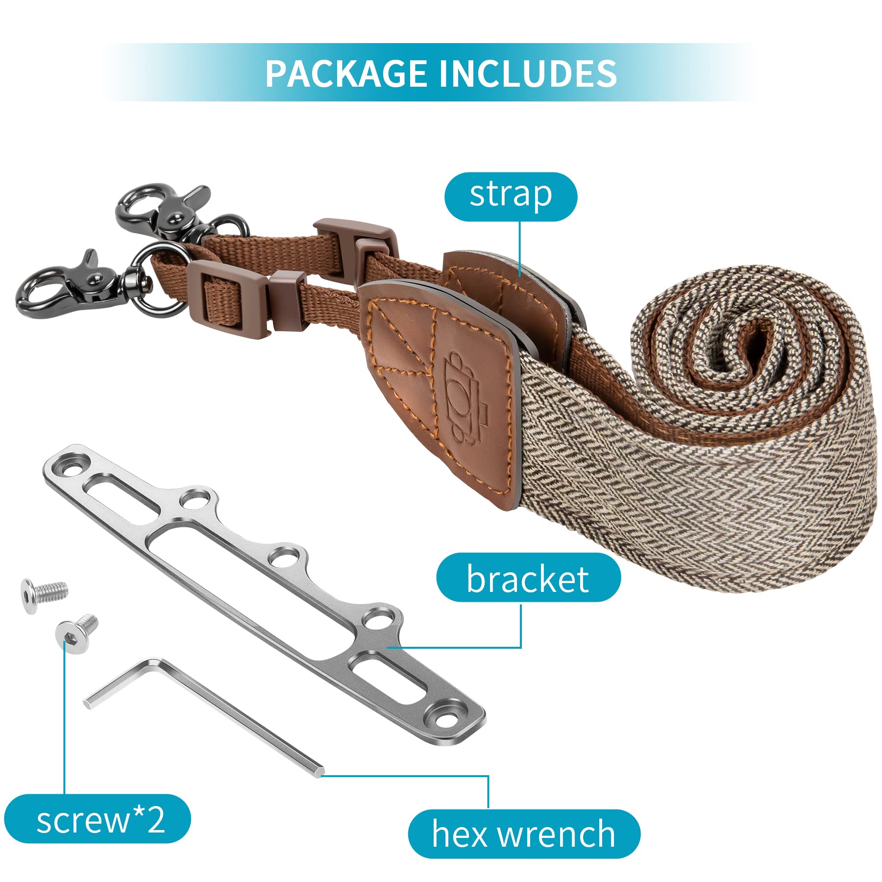 Hanatora Lanyard Neck Strap with Aluminum Bracket for DJI RC / RC 2 Controllers