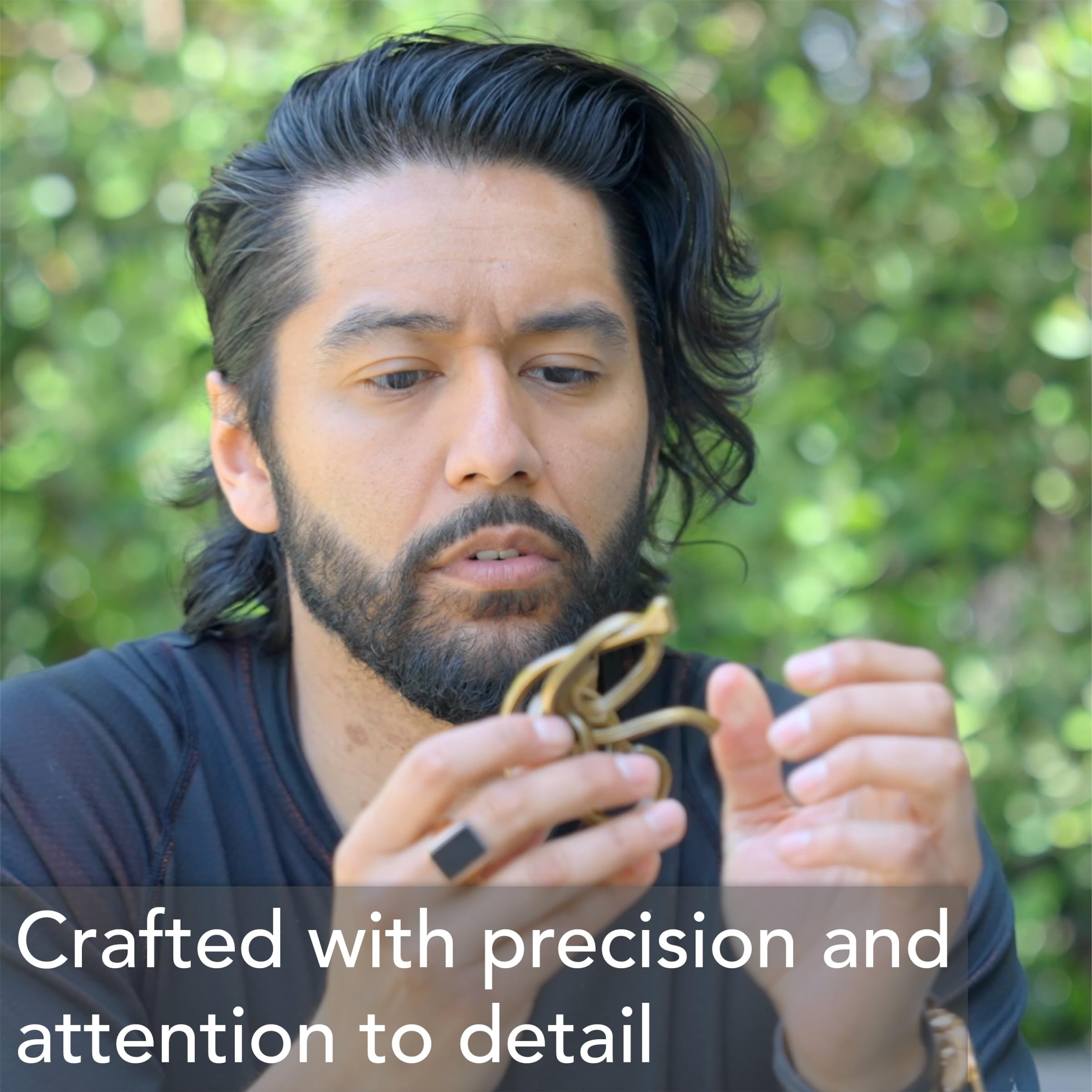 Hanayama Rotor Cast Puzzle – Level 6 Metal Brain Teaser (Mensa-Rated)