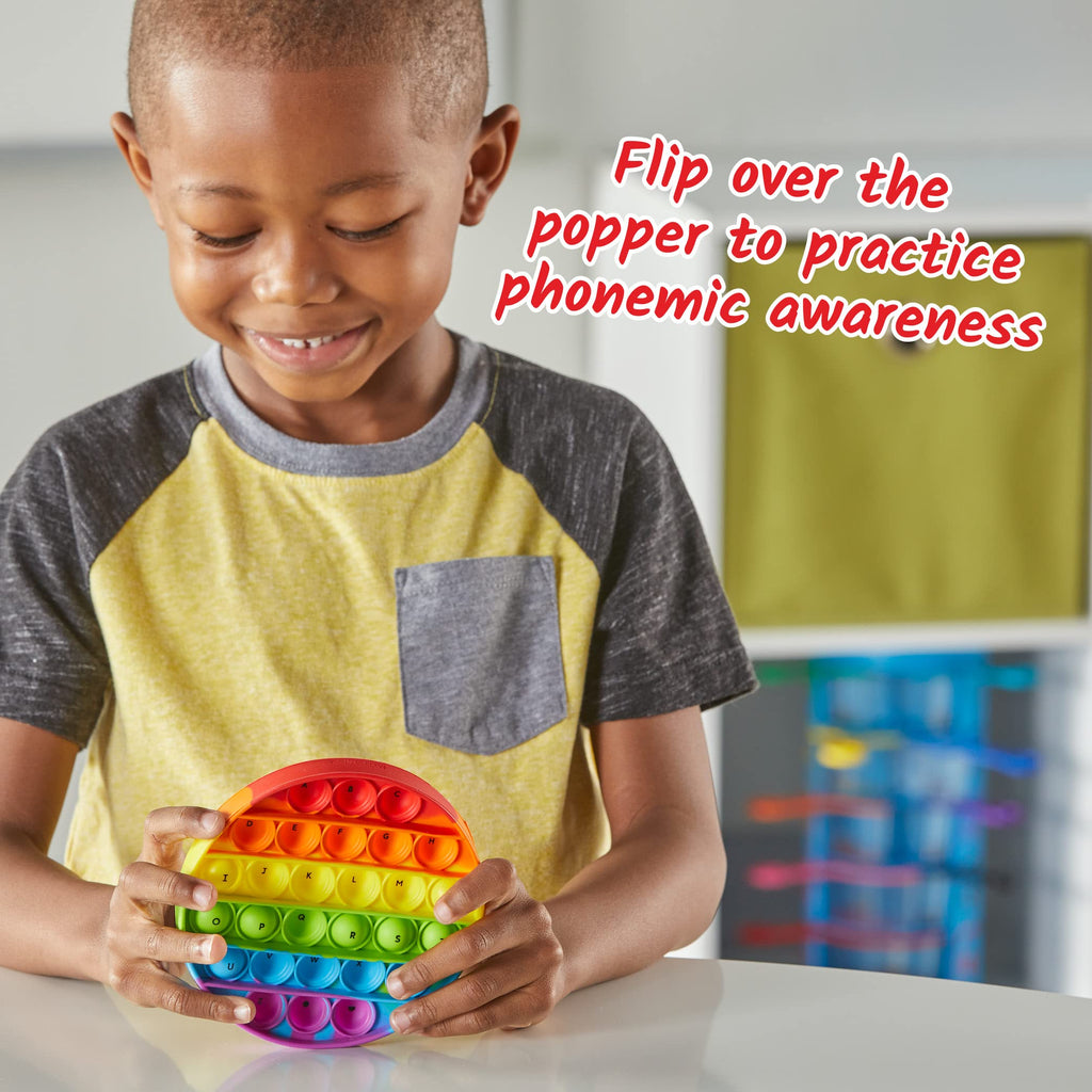 hand2mind Alphabet Sensory Bubble Poppers: Set of 6 Phonics & Fine Motor Fidget Toys