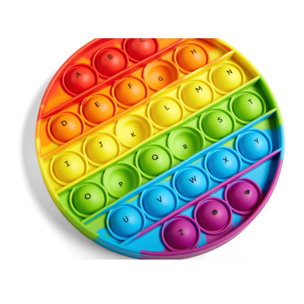 hand2mind Alphabet Sensory Bubble Poppers: Set of 6 Phonics & Fine Motor Fidget Toys