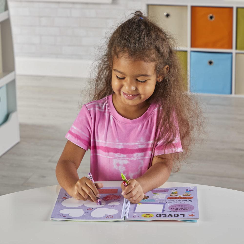 hand2mind Express Your Feelings Journal for Kids – Feelings Wheel & Guided Prompts