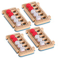 hand2mind Foam RekenRods Ten Frame Boards – 4 Interlocking Frames & 40 Counters for Kindergarten Math