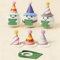 Handmade Crochet Golf Set – 3 Plushie Golf Balls, 6 Hats & Putter Trainer – Unique Desk Decor & Gift for Golf Lovers