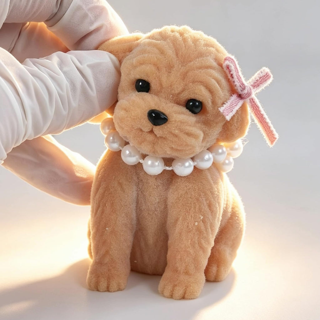 Handmade Silicone Poodle Squishy Toy – Stress Relief Fidget for Kids & Adults