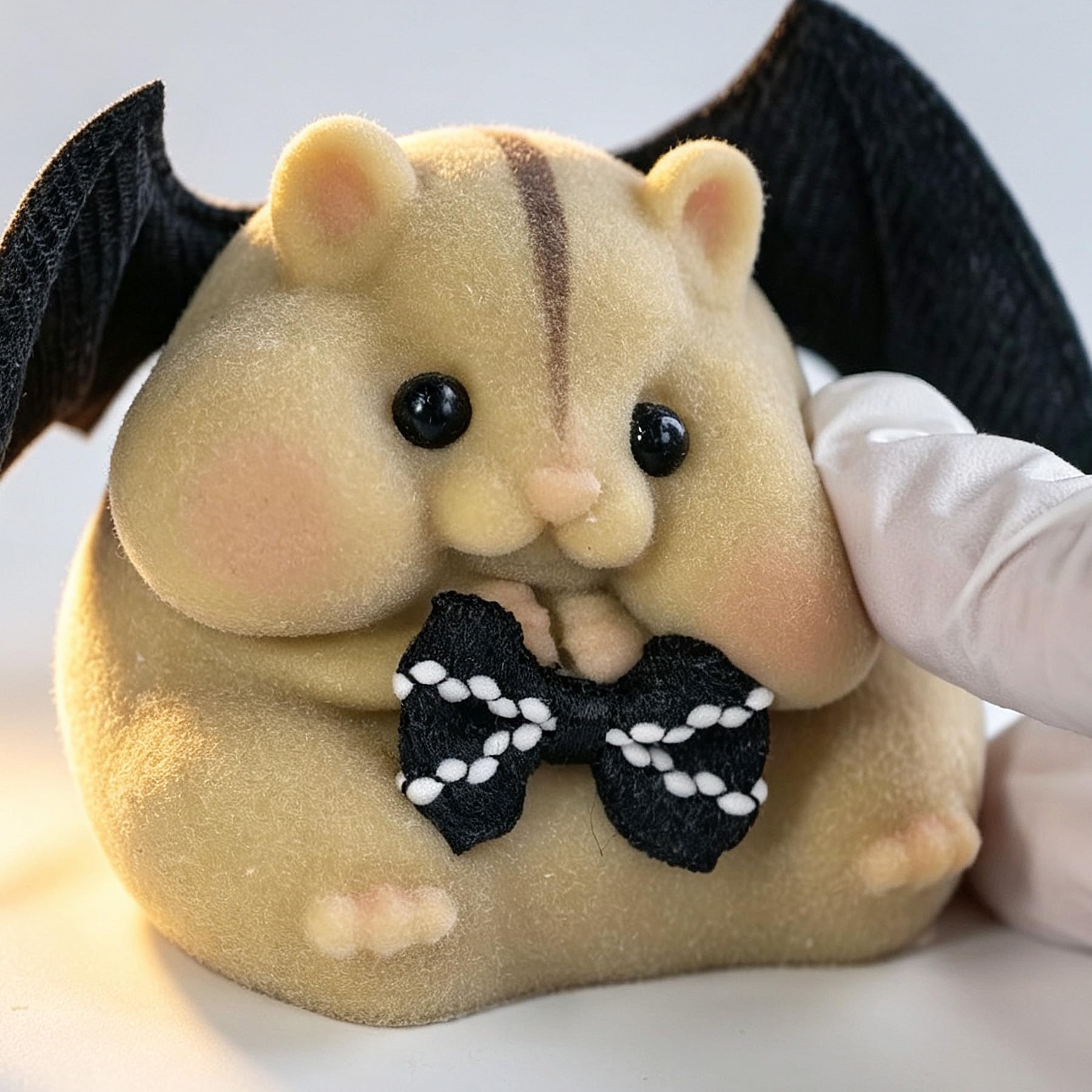 Handmade Taba Squishy Hamster Toy – Brown Monster, Soft Silicone Mochi Fidget for Stress Relief