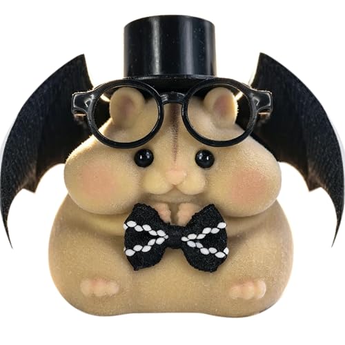 Handmade Taba Squishy Hamster Toy – Brown Monster, Soft Silicone Mochi Fidget for Stress Relief