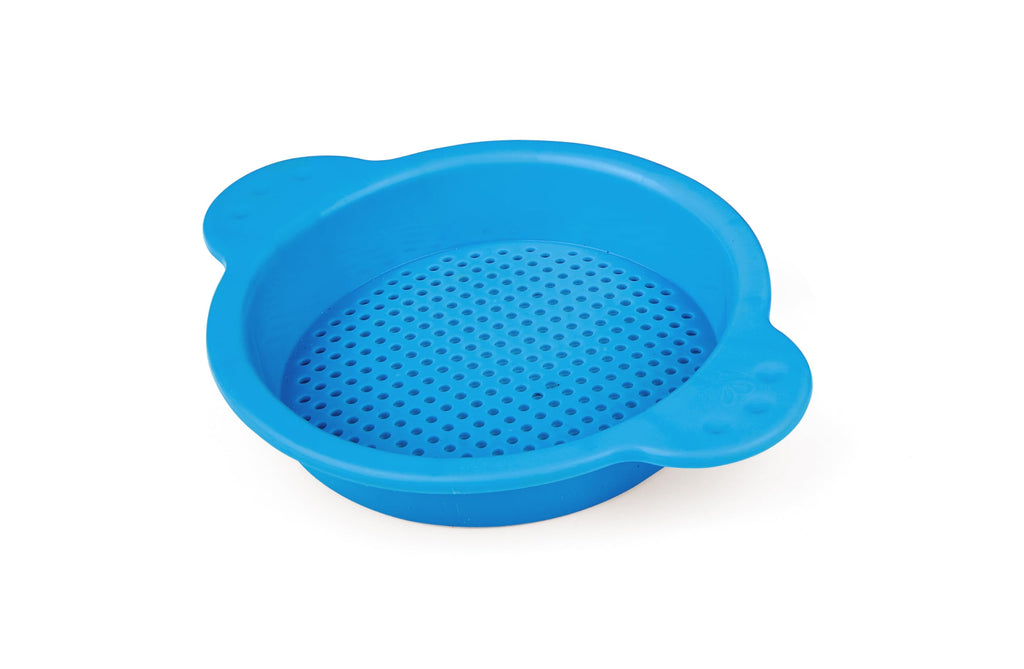 Hape Beach Basics Sand Toy Set – Bucket, Sifter, Rake, and Shovel for Toddlers 18M+