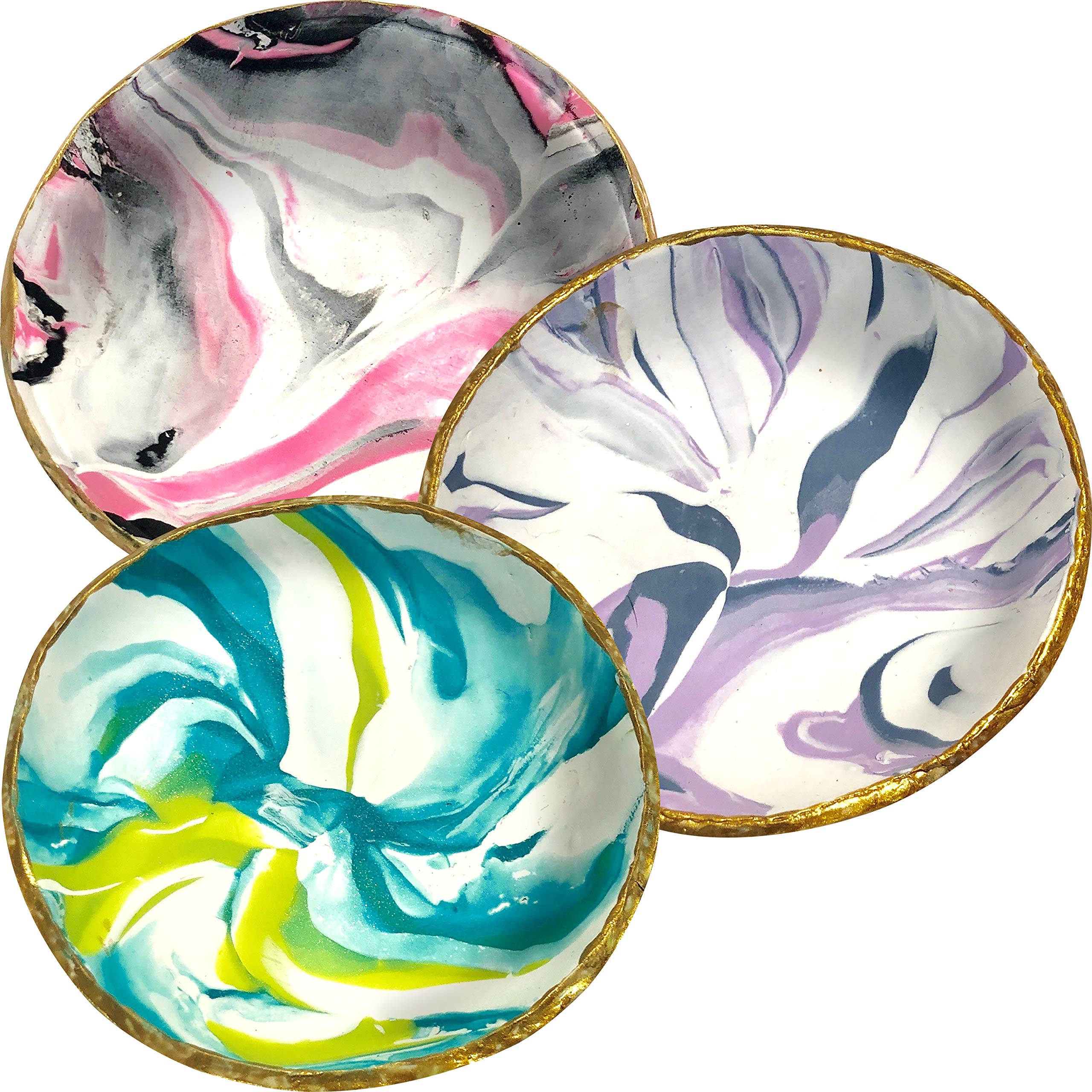 Hapinest Make Your Own Clay Jewelry Dish Craft Kit for Girls Ages 8-14