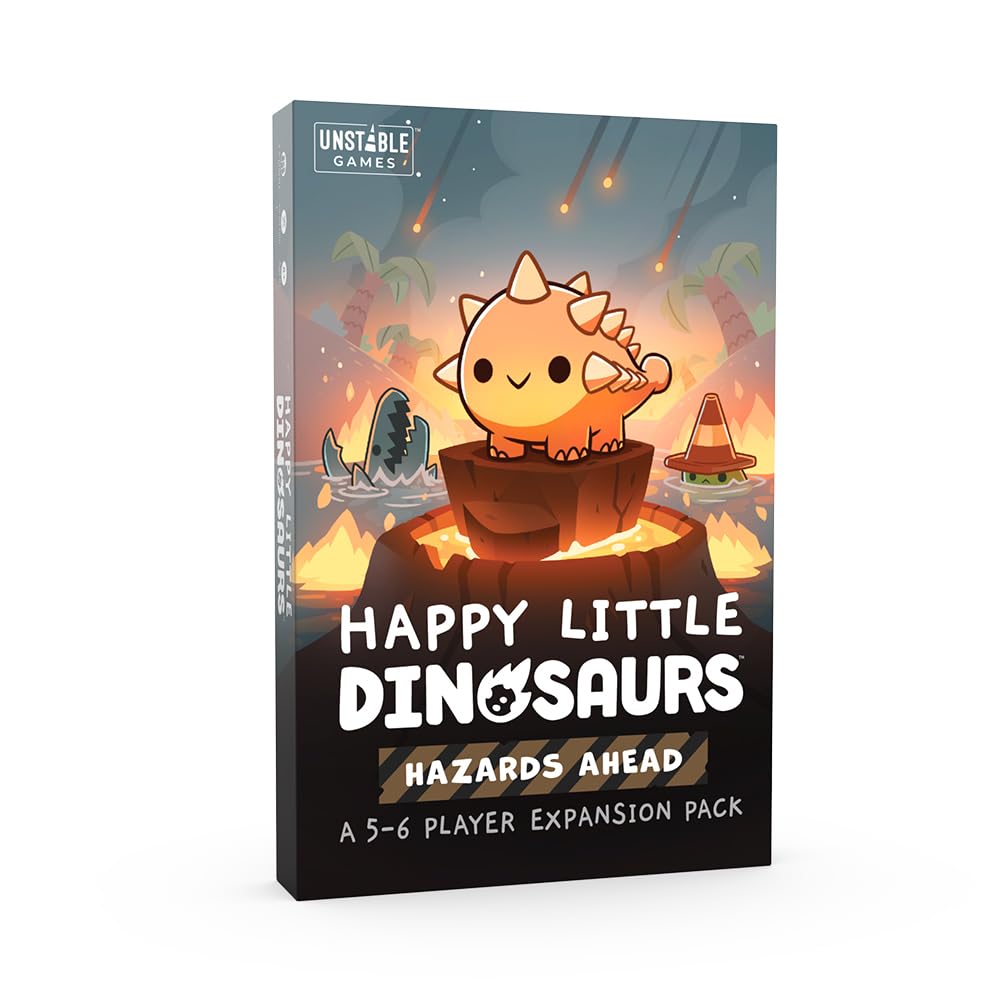 Happy Little Dinosaurs: Hazards Ahead Expansion – New Characters & Hazard Tokens