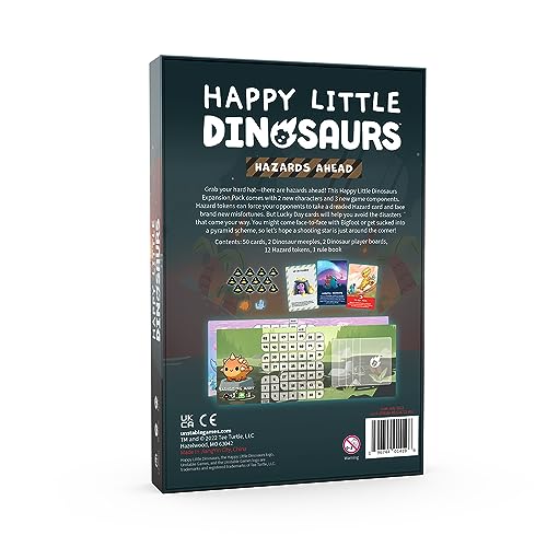 Happy Little Dinosaurs: Hazards Ahead Expansion – New Characters & Hazard Tokens