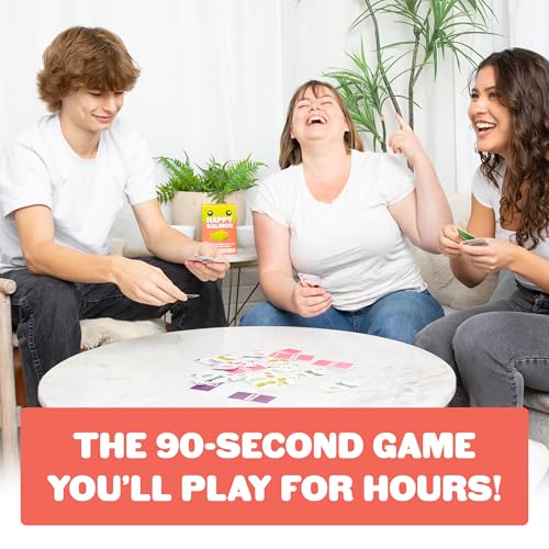 Happy Salmon Card Game – Fast-Paced Party Game for 3-8 Players, Ages 6+