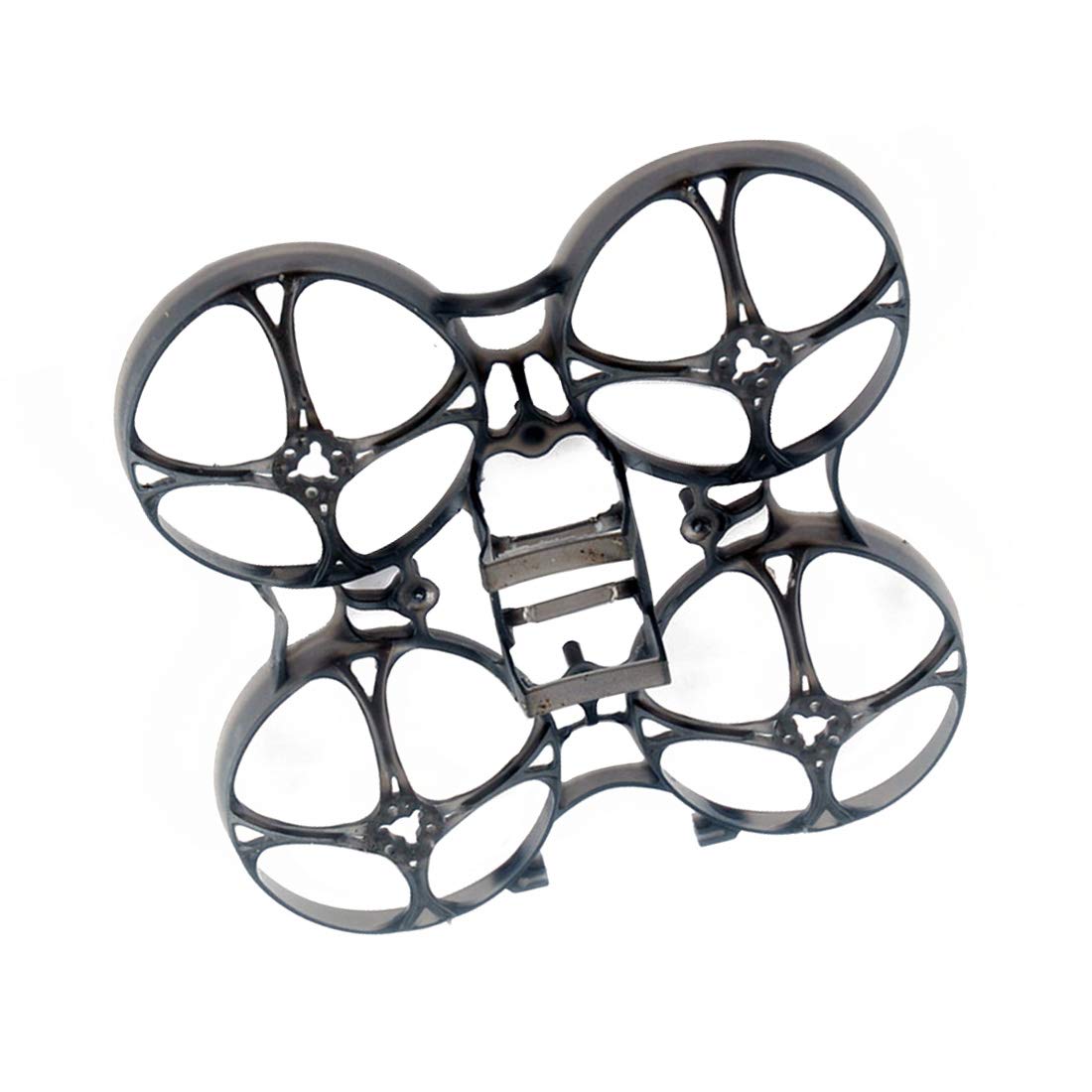 HAPPYMODEL Mobula7 V3 Frame 75mm – Upgraded Black Whoop Frame for FPV Racing Drones