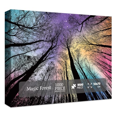 Hard 1000 Piece Gradient Jigsaw Puzzle – Challenging Colorful Puzzle for Adults