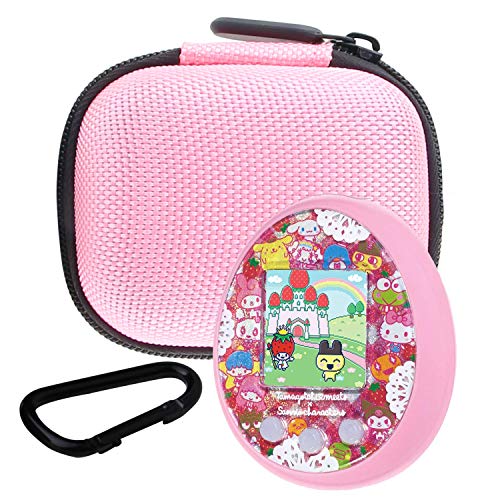 Hard EVA Carrying Case for Tamagotchi On/Pix/R2D2 – Pink by WERJIA