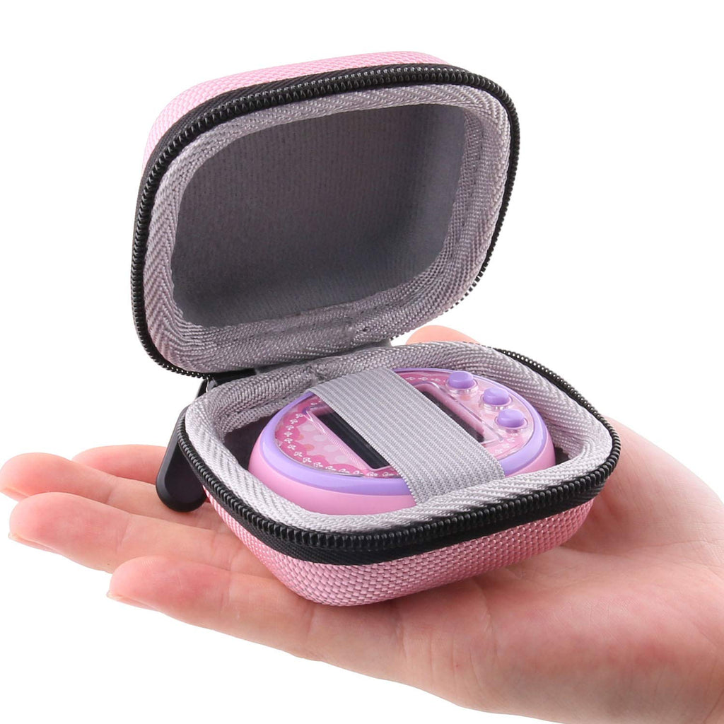 Hard EVA Carrying Case for Tamagotchi On/Pix/R2D2 – Pink by WERJIA