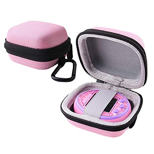 Hard EVA Carrying Case for Tamagotchi On/Pix/R2D2 – Pink by WERJIA