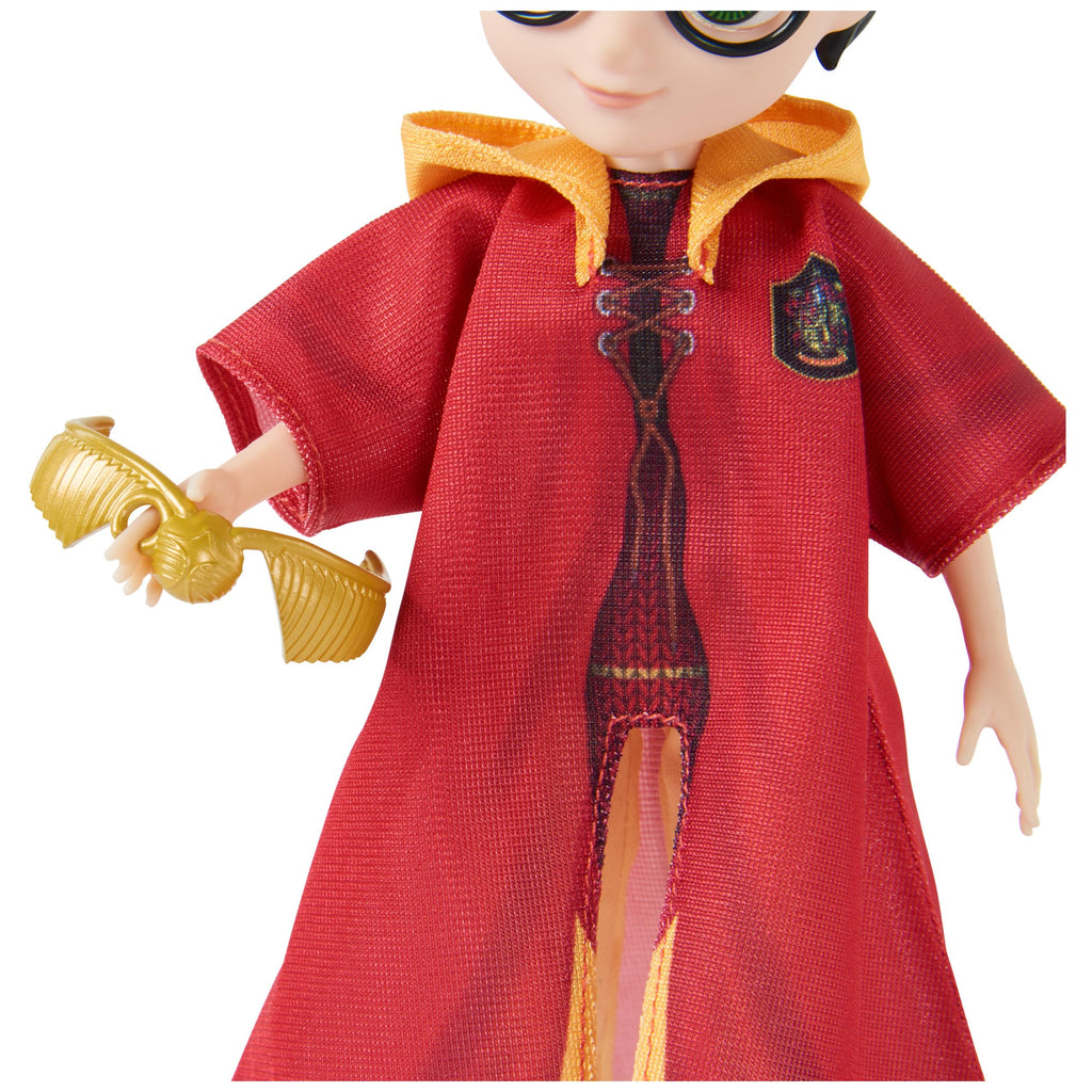 Harry Potter 8-Inch Quidditch Doll Gift Set – 11 Pieces with Robe & Accessories