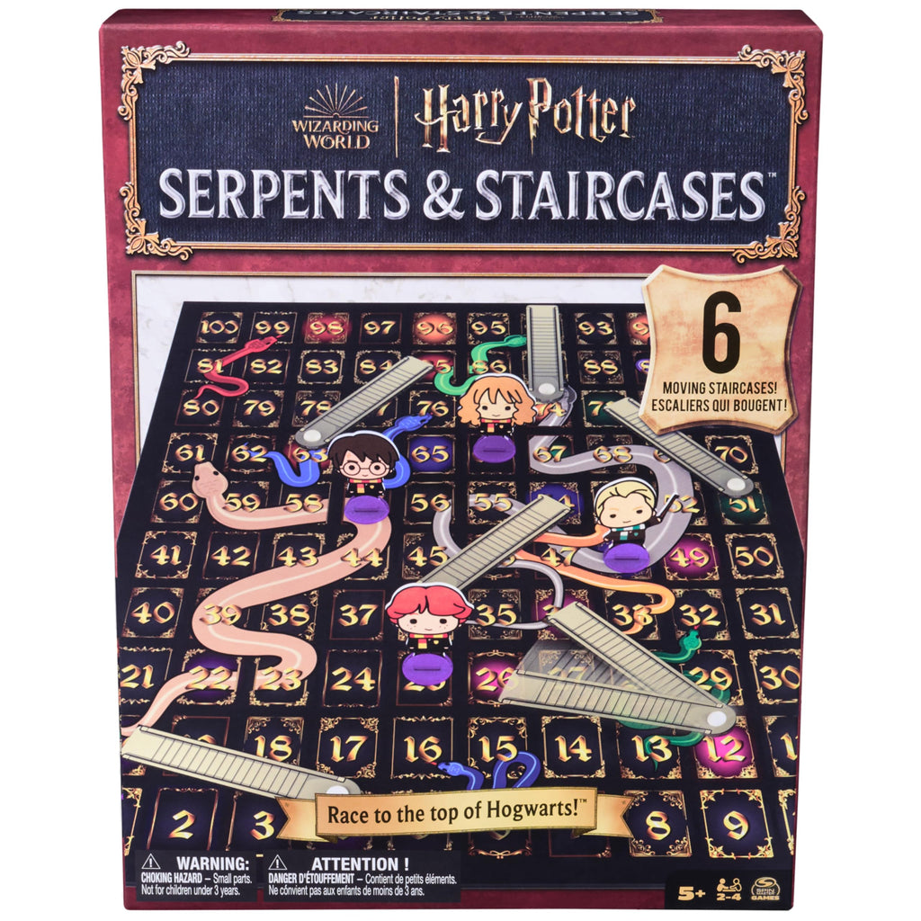 Harry Potter Serpents & Staircases Board Game – Race to the Top of Hogwarts