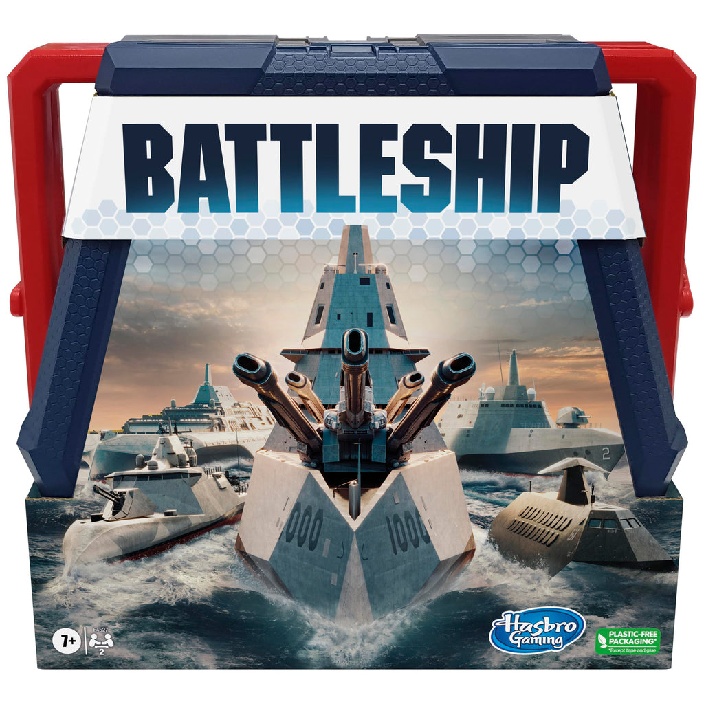 Hasbro Gaming Battleship - Classic Naval Combat Board Game for 2 Players Ages 7+