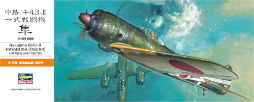 Hasegawa 1:72 Scale Japanese Ki-43 Hayabusa Oscar Fighter Model Kit
