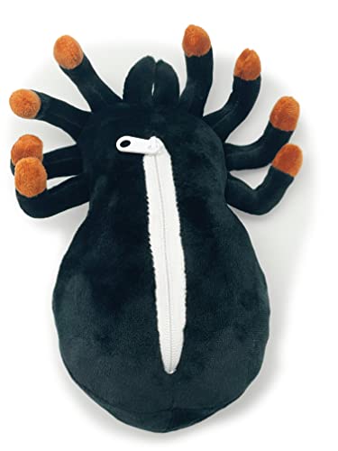 Hatchkinz Reversible Tarantula to Egg Plushie - 7" Soft Mood Flip Plush