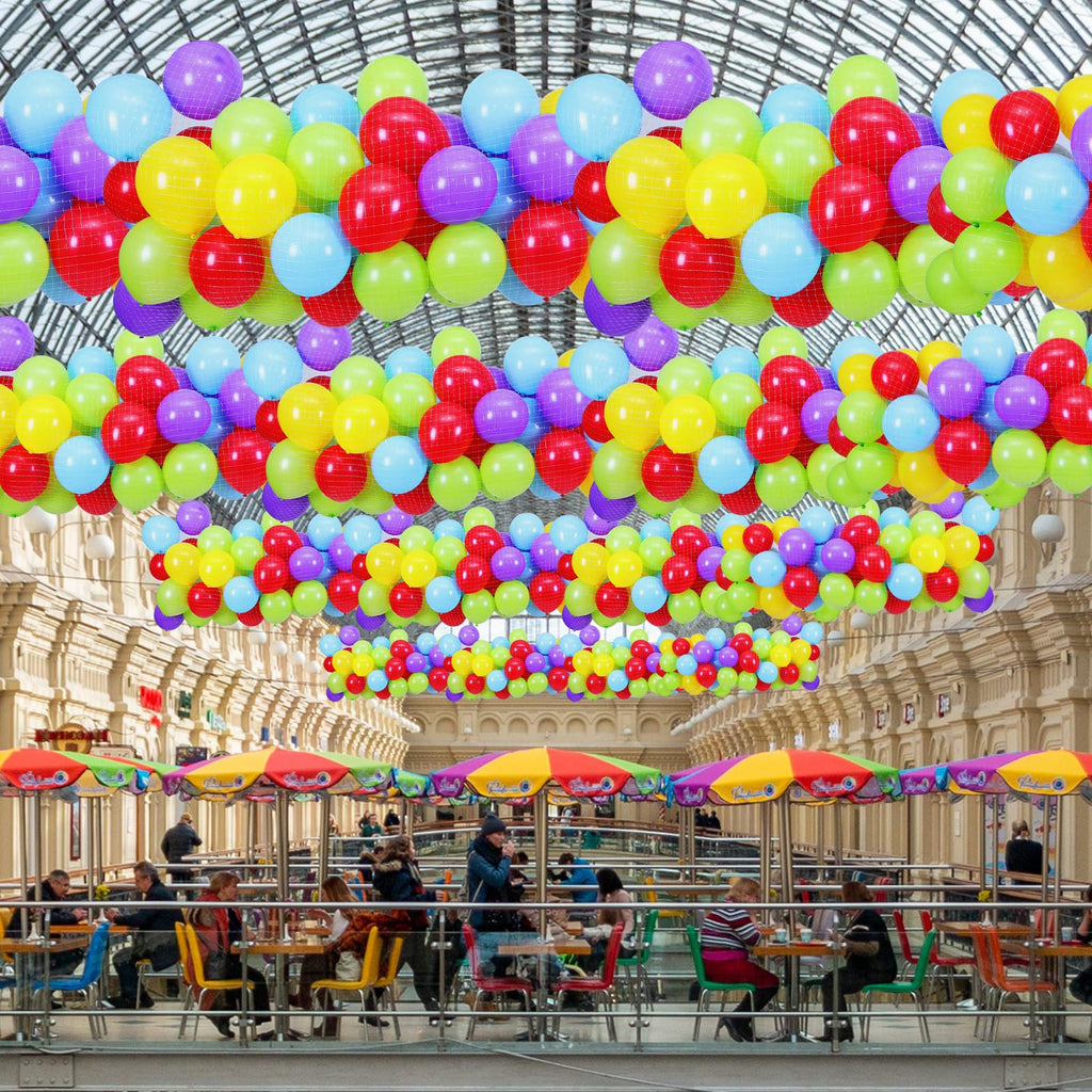 Haull Balloon Drop Net – 15.8 x 3.3 ft, Holds Up to 200 Balloons for Wedding, Birthday, Graduation & New Year's Celebrations