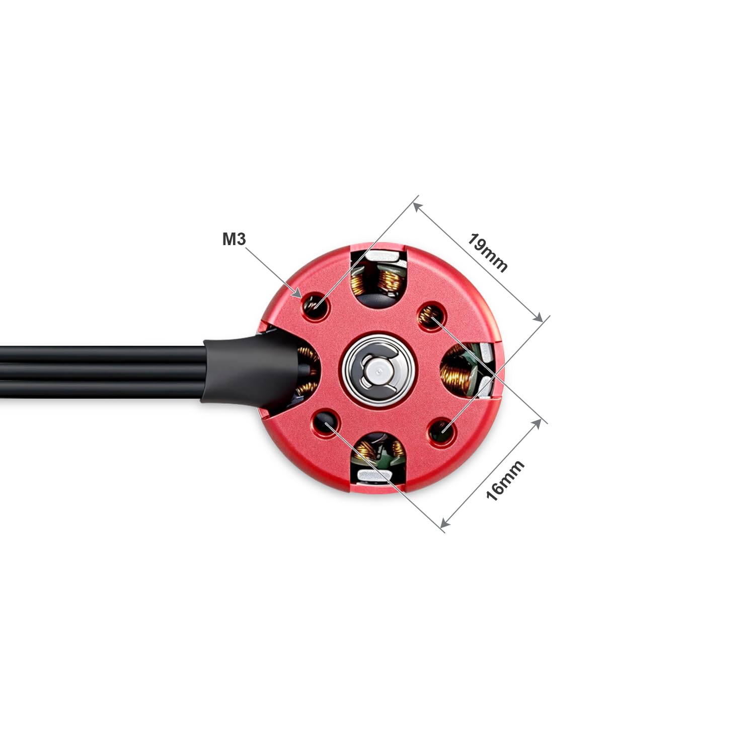 HAWK'S WORK 2212 920KV Brushless Motor for RC Plane and Multirotor Drones – Pre-Soldered, Balanced