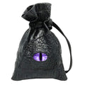 Haxtec Dragon Dice Bag with 3D Glass Dragon Eye – PU Leather Dice Pouch for D&D, Patented Design