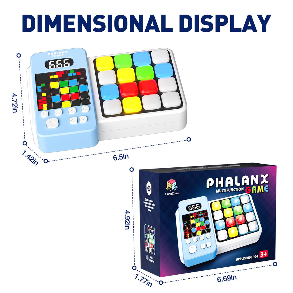 HDPERMNO Interactive Puzzle Game for Kids 8-13, Bright Blue - 3 Modes, 300+ Challenges