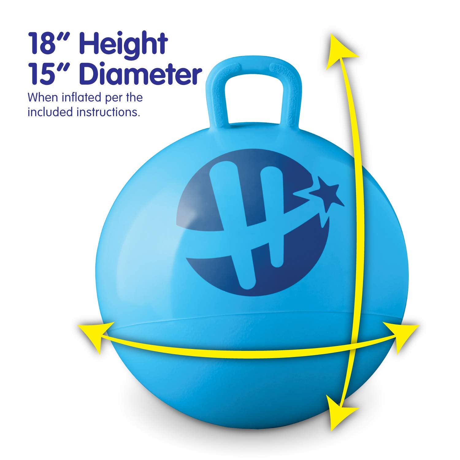 Hedstrom Blue's Clue and You 15-Inch Hopper Ball for Kids