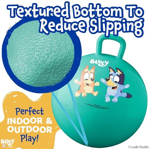 Hedstrom Bluey 15-Inch Hopper Ball – Kids' Jumping Ball for Active Play