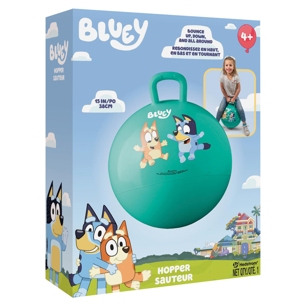 Hedstrom Bluey 15-Inch Hopper Ball – Kids' Jumping Ball for Active Play