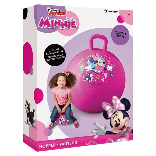 Hedstrom Minnie Mouse Hopper Ball – 15 Inch Jumping Ball for Kids