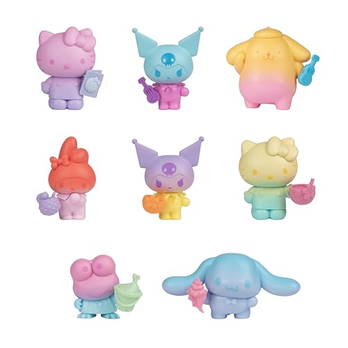Hello Kitty and Friends Ombre Tropical Party 8-Pack - 2-Inch Figures with Removable Accessories, Series 3