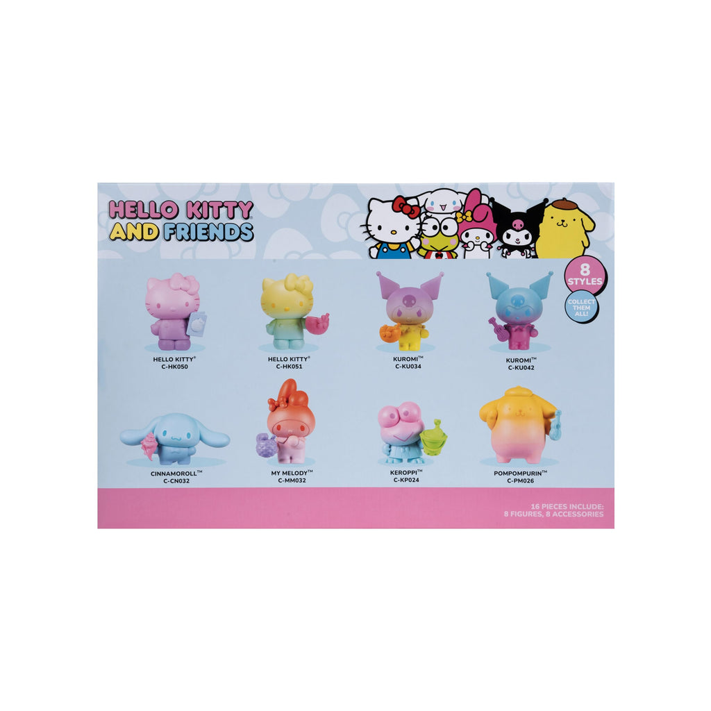 Hello Kitty and Friends Ombre Tropical Party 8-Pack - 2-Inch Figures with Removable Accessories, Series 3