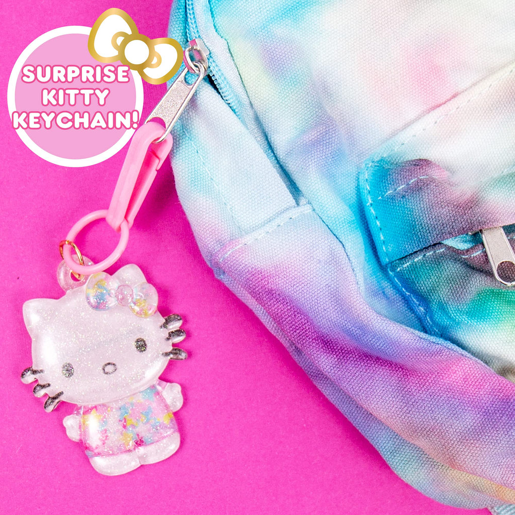 Hello Kitty DIY Glitter Micro Journal – 40+ Stationery Accessories, Stickers, Interchangeable Discs, Squishy Cover