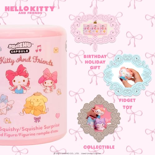 Hello Kitty & Friends Lovely Ribbon Series Blind Capsule Squishy Toy - 1 Random Design