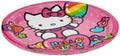 Hello Kitty Rainbow Round Paper Plates – 7" Multicolor Pack of 8