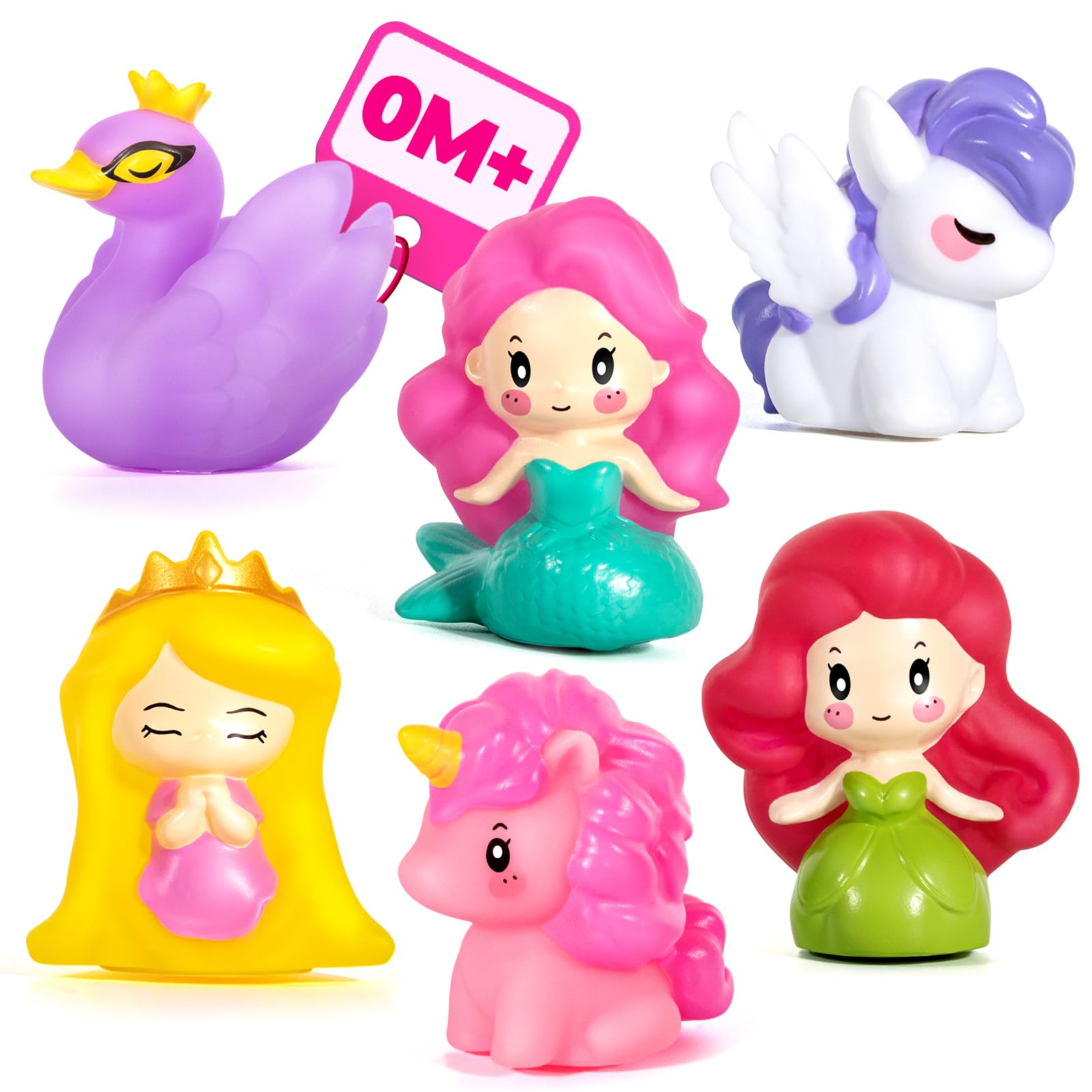 Hely Cancy No-Hole Baby Bath Toys – Soft, Safe & Dishwasher-Safe for Newborns
