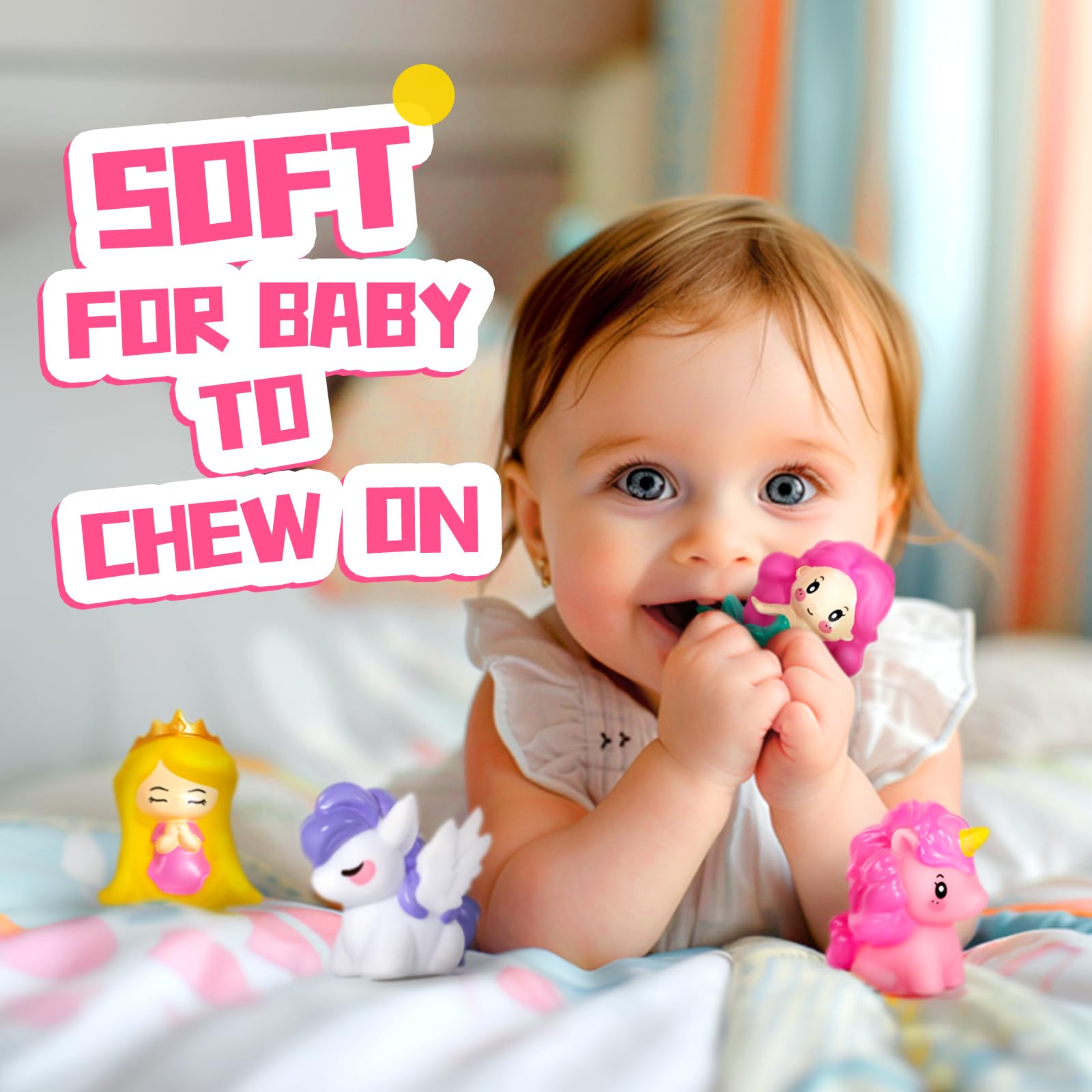 Hely Cancy No-Hole Baby Bath Toys – Soft, Safe & Dishwasher-Safe for Newborns